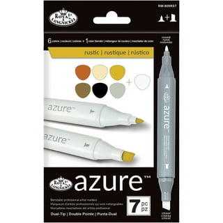 Arteza Professional EverBlend Dual Tip Ultra Artist Brush Sketch Markers,  Pastel Colors, Replaceable Tips - 12 Pack
