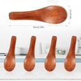 thumbnail image 2 of HZXC-4 Pcs Handmade Tiny Wooden Spoons, 2.36in Small Miniature Spoons for Spices Mini Little Wooden Spoons for Sauces Sugar Salt Dips Spices Honey Mustard Cooking, 2 of 4