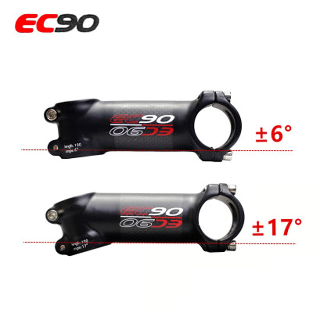 Fansipro EC90 MTB Road Bike Stem 6/17 Degree 60-120mm Cycling Ultralight Handlebar Stems