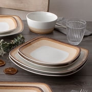 Noritake Colorscapes Layers Desert 12-Piece Square Dinnerware Set, Service for 4