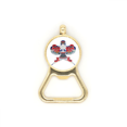 thumbnail image 1 of Traditional Chinese Culture Kite Pattern Beer Bottle Cap Opener Stainless Steel Key Chain, 1 of 3