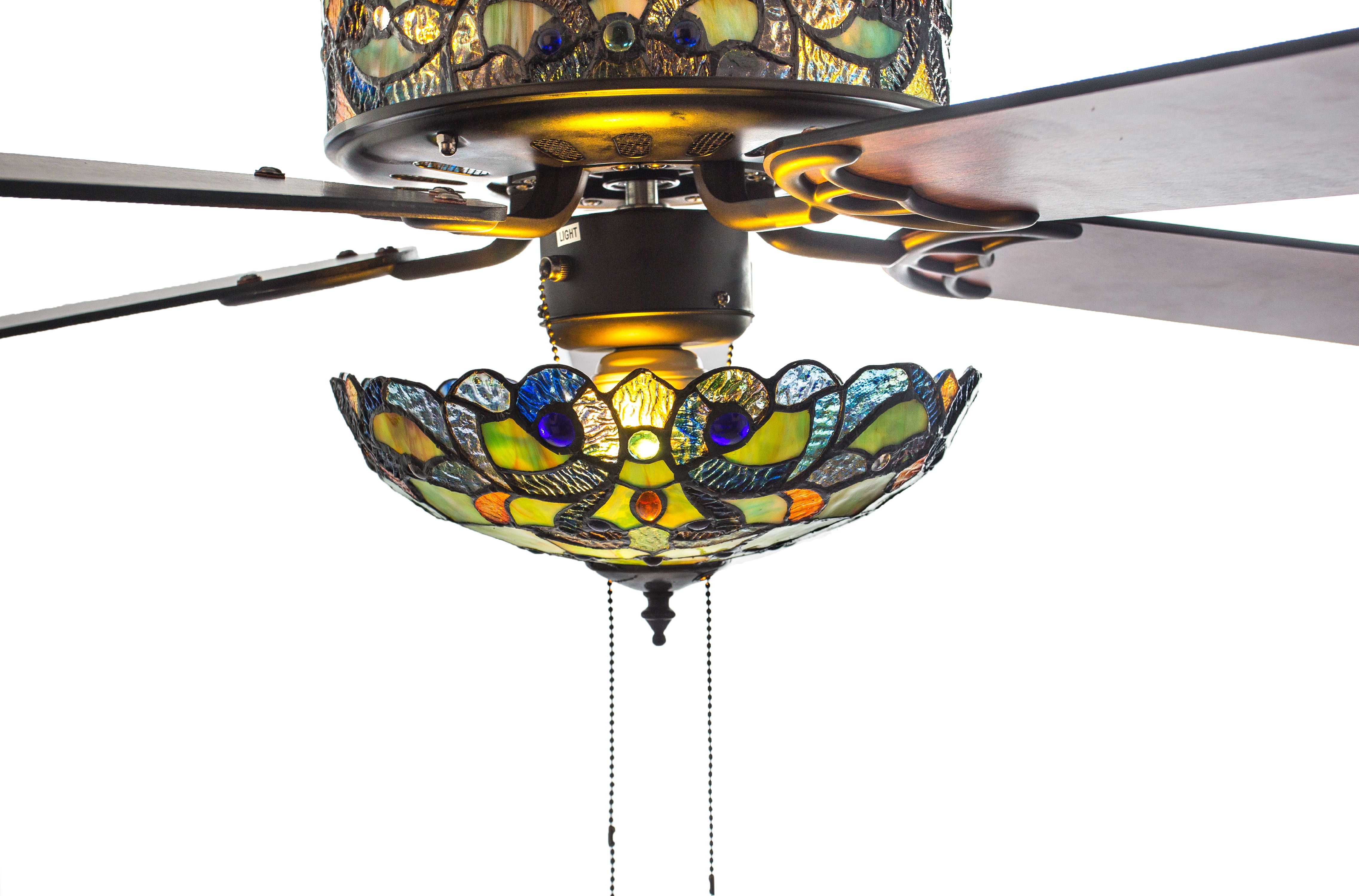River Of Goods 52 Magna Carta 5 Blade Ceiling Fan With