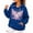 Dark Blue, variant on JULMCOMO in October We Wear Pink Sweatshirt for Women Angel Wings Print Breast Cancer Awareness Loose Casual Hoodie Long Sleeve Comfy Pullover Outfits Black L