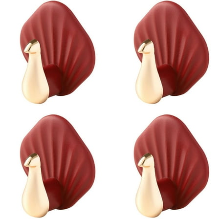 

4pcs Creative Peacock Organizer Hook Strong Bearing Load Handbag Hooks for Bathroom Bedroom Kitchen Entryway Hot