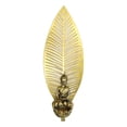thumbnail image 2 of Ebros Meditating Buddha On Lotus With Leaf Tea Light Votive Candle Holder Decor, 2 of 8