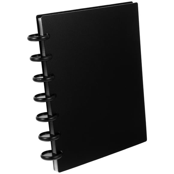 WASHWEPE postcard photo album Black PP Photo Storage for Wedding and Birthday 1Set