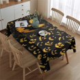 thumbnail image 2 of Halloween Spooky Jack O Lanterns Rectangle Tablecloth 60"x84",Waterproof Polyester Rectangle Table Cloth, Wipeable Spillproof Polyester Tablecloth for Dining, Camping, Indoor and Outdoor, 2 of 5
