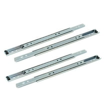 Uxcell Furniture Drawer 2-Section Telescopic Ball Bearing Slides Track 12" Length 4Pcs Metal
