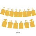 thumbnail image 3 of Kit de Decoración para Fiesta de Graduación con Arco de Guirnalda "Class Of" en dorado, negro, multicolor, impermeable, para uso en interiores y exteriores, 3 m, fácil instalación, 3 of 6