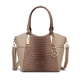 thumbnail image 2 of MKF Collection Kristal Women's Tote Bag Signature Vegan Leather Handbag Purse by Mia K - Beige, 2 of 2