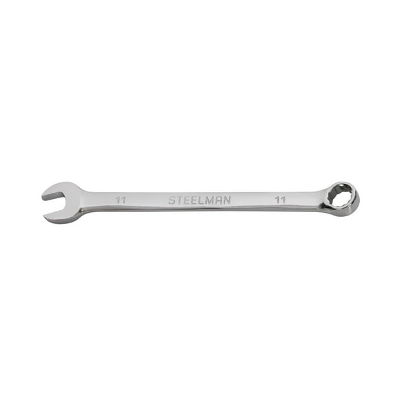 STEELMAN 11mm Metric Combination Wrench with 12-Point Box End, 82564