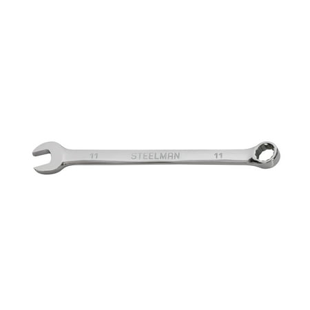 

STEELMAN 11mm Metric Combination Wrench with 12-Point Box End 82564