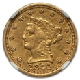 thumbnail image 2 of 1844-D $2.50 Liberty Gold Quarter Eagle AU-53 NGC, 2 of 3