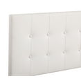thumbnail image 6 of Glory Furniture Caldwell Faux Leather Panel Twin Bed in White, 6 of 8