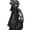 Black, variant on Inc Japanese Streetwear Zip Up Hooded Black Men's Techwear Jacket