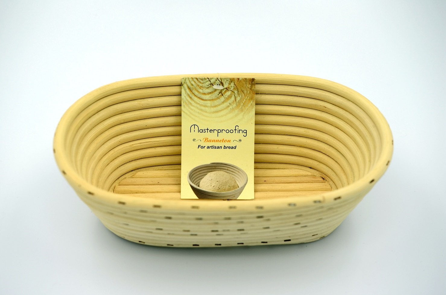2 Pcs Masterproofing Oval Proofing Basket(500g Dough