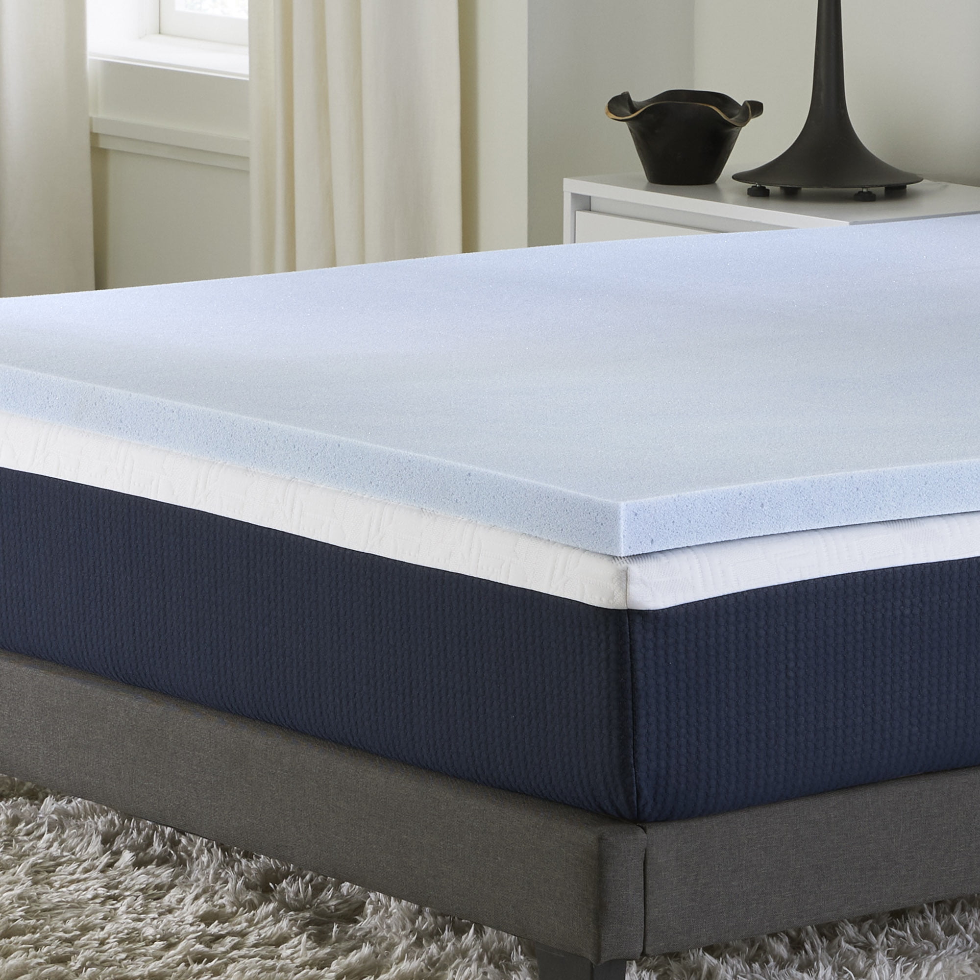 Comfort Tech 2” Mattress Topper Featuring Tranquility Foam, Full
