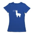 thumbnail image 1 of Llama Meow Graphic Design Women's T-shirt, 1 of 1