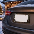 thumbnail image 5 of Christmas License Plate Frame, Festive Vehicle Plate Border for Standard Us Mounting Holes, Seasonal Car Exterior Decoration, Holiday Auto Accessory Accent, Seasonal Home Accent, C, 5 of 6