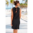 thumbnail image 3 of LASCANA Women's Keyhole Flowy Dress Tie, 3 of 5