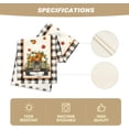 thumbnail image 5 of Buffalo Plaid Truck Pumpkin Fall Table Runner, Seasonal Autumn Floral Kitchen Dining Table Decoration for Home Party Decor 13x72 Inch, 5 of 6