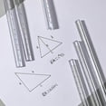 thumbnail image 6 of Giaone 2Pcs Clear Triangular Rulers Set for Student Architect Engineering Drawing, 6 of 12