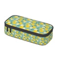 thumbnail image 2 of Uemuo Lemons Chamomile Flowers And Leaves Printed Large Pencil Case, Big Capacity Pencil Pouch Stationery Pen Bag, Storage High Capacity Bag Pouch Holder Box Organizer, Marker Pen Case, 2 of 9
