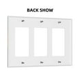 thumbnail image 2 of Moody Go Away Alone Switch Cover Decorative Wall Plate 3-Gang Standard Size, 2 of 5