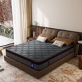 thumbnail image 3 of NNSNG 12 Inch Full Mattress, Hybrid Mattress with Gel Memory Foam & Pocket Springs, Medium Firm for Pressure Relief & Motion Isolation, Black, 3 of 9