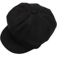 thumbnail image 2 of CoCopeaunts Newsboy Hats for Women Solid Plain Octagonal Newsboy Cap Men Ladies Casual Hat Winter Beret Women Painter Cap, 2 of 7