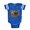 Royal Blue, variant on CafePress - Pug Art - Cute Infant Baby Football Bodysuit