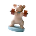 thumbnail image 2 of Estatua de cerdo en miniatura para jardín, estatuilla de cerdo en miniatura, decoración del hogar, decoración de jardinería, estatuilla de Animal para mancuerna, 2 of 8