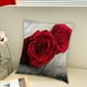 thumbnail image 4 of European Classic Throw Pillow Cover Rose Throw Pillow Cover 18x18 Inch Office Sofa Pillow Cover, 4 of 6