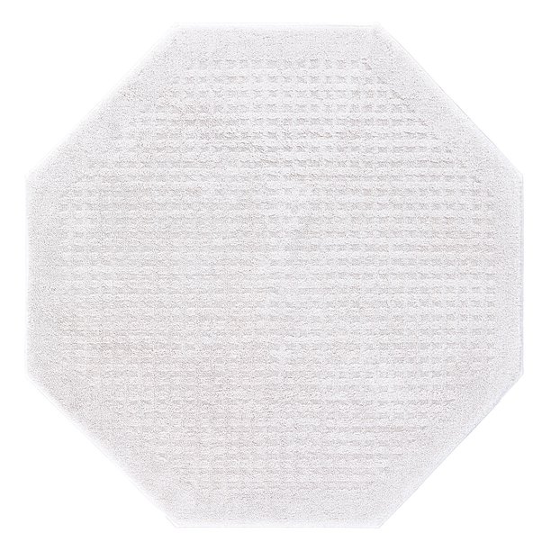 Mohawk Home Vista Natural Bath Rug Octagon, 4'x4', Cream