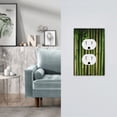 thumbnail image 5 of Disketp Green Bamboo Fence1 Decorative Light Switch or Outlet Wall Plate with Safety Cover-Style S, 5 of 6