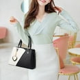 thumbnail image 4 of ZTTD Women's Korean Version Of Solid Color Color Blocking Multi Function Large Capacity Single Shoulder Messenger Bag, 4 of 9