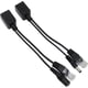 thumbnail image 1 of Kit divisor + inyector Adaptador PoE Fuente de alimentación Cable Ethernet RJ45 pasivo 1 par 5V 12V 24V 48V (Negro), 1 of 5
