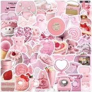 100Pcs Pink Cute Girls Vsco Stickers Lok3377