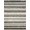 Black White, Pattern 13, variant on ODIKA 8'x10' Washable Area Rug Durable, Non-Slip Under Doormat Horizontal Stripe Balanced Symmetry Framing Layering for Living Room, Sectional, Family