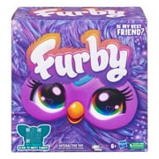 Furby Purple Plush Toy, Voice Activated, 15 Fashion Accessories, Interactive Toys, Ages 6+