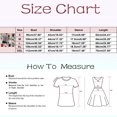 thumbnail image 3 of Women's Casual Loose Crewneck Tee | Short Sleeve Top For Comfort & Style Stripe Tee T Shirt Women Womens Compression Shirts Long Sleeves Women Shirt Rayon Long Sleeve Shirt Women Women Long Sleeve, 3 of 5