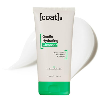 COATS Gentle Hydrating Cleanser [5oz] – Moisturizing Face Wash w/Hyaluronic Acid