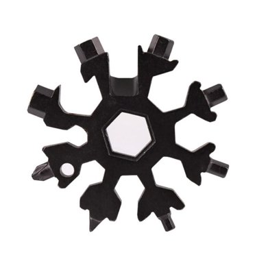 18-in-1 Snowflake Multi-Tool,Stainless Steel Multitool Card ...