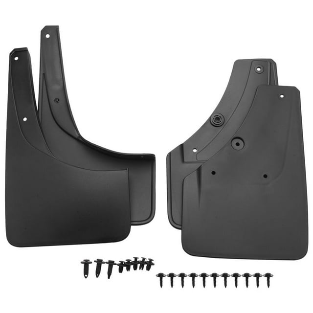 Mudguard Auto Mud Flaps for Jimny JB74 JB74W 2019 2020 Mudflaps Guards Front Rear Mudguards,4 * Mud flaps,black