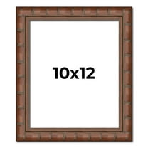 10x12 Dark Brown Bamboo Real Wood Picture Frame Width 1.5 inches | Interior Frame Depth 0.5 inches