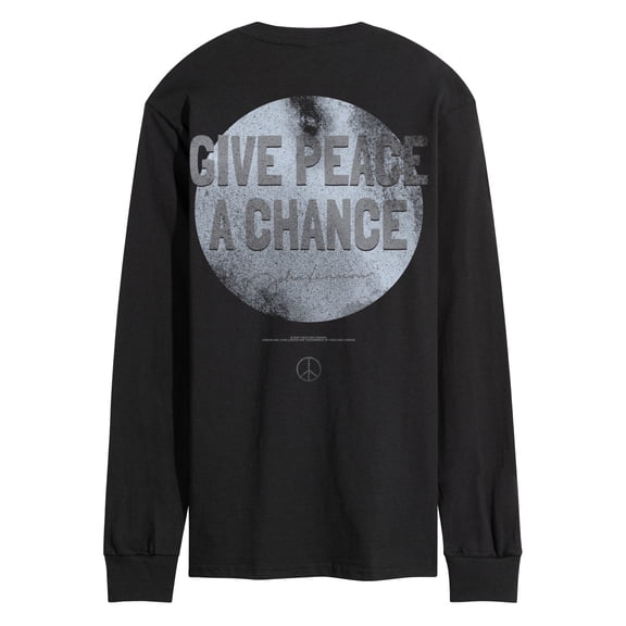 John Lennon - Give Peace A Chance - Men's Long Sleeve Graphic T-Shirt