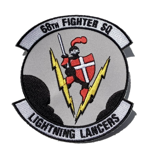 68th Fighter Squadron Lightning Lancers Patch – Sew On