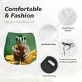 thumbnail image 6 of Lsque Tree Frog Sitting On Sunflowes Printed Women's Running Shorts with Liner Pockets,Elastic Quick Dry Workout Athletic Gym Yoga Shorts,Womens High Waist Shorts-Medium, 6 of 9