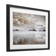 thumbnail image 3 of Stupell Industries Sunrise Reflections Seascape Black Framed Print Under Glass design by Dennis Frates, 17 x 23, 3 of 10