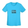 thumbnail image 3 of 65 Years Old Birthday Women'S Basic Short Sleeve T-Shirt Spider Baby Blue X-Large, 3 of 5